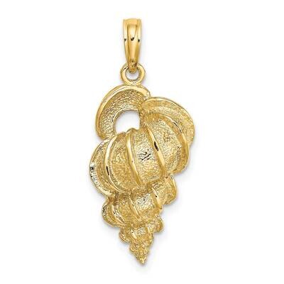 Precious Wentletrap Shell Charm 14k Gold 2-D K7633, MPN: K7633, 637218011780