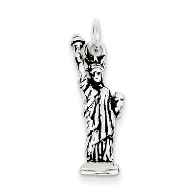 Statue of Liberty Charm Antiqued Sterling Silver QC7603, MPN: QC7603, 883957548500