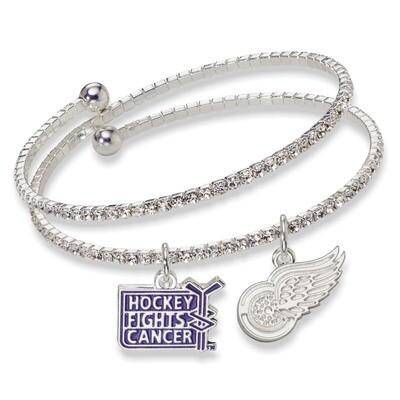 Detroit Red Wings Support Hfc Crystal Bracelet RWI075BR-HFC