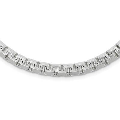 Fancy Link Chain 22 Inch Sterling Silver Polished QFC130-22, MPN: QFC130-22, 886774983349