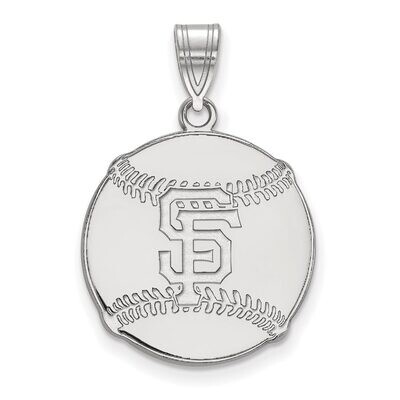 San Francisco Giants Pendant in Baseball Sterling Silver SS017GIT, MPN: SS017GIT, 886774628080