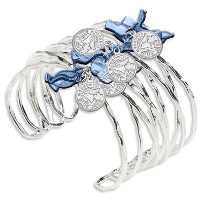 Toronto Blue Jays Celebration Cuff Bracelet BLU074BR