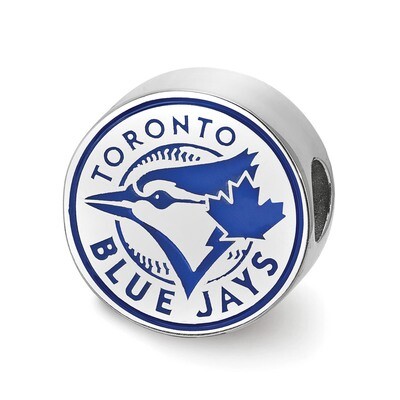 Toronto Blue Jays Enameled Bead Sterling Silver SS500BLU, MPN: SS500BLU, 634401358172