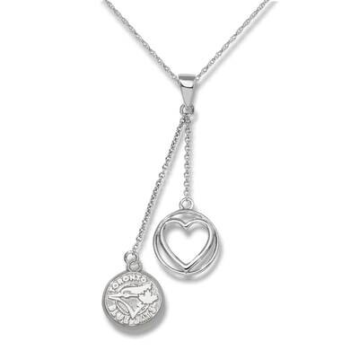 MLB Toronto Blue Jays Beloved Heart Necklace Sterling Silver BLU015BLN-SS, MPN: BLU015BLN-SS, 63440…