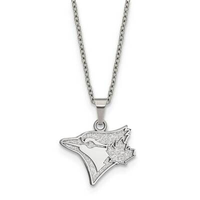 MLB Toronto Blue Jays Pendant with 2 inch Extender Necklace Stainless Steel ST516BLU, MPN: ST516BLU…