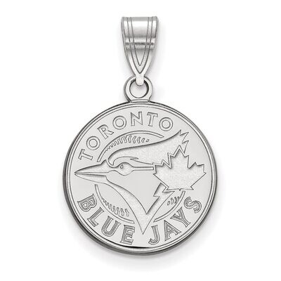 Toronto Blue Jays Medium Pendant Sterling Silver SS003BLU, MPN: SS003BLU, 886774623801