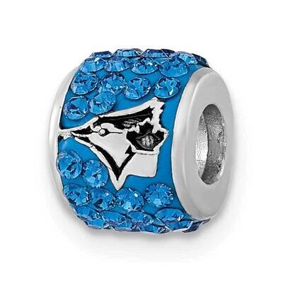 MLB Toronto Blue Jays Crystal Bead Charm Sterling Silver BLU070CHM-SS, MPN: BLU070CHM-SS, 634401039…