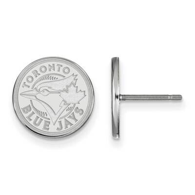 MLB Toronto Blue Jays Extra Small Post Earrings Sterling Silver Rhodium-plated SS025BLU, MPN: SS025…