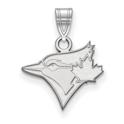Toronto Blue Jays Small Pendant 14k White Gold 4W013BLU, MPN: 4W013BLU, 886774839677