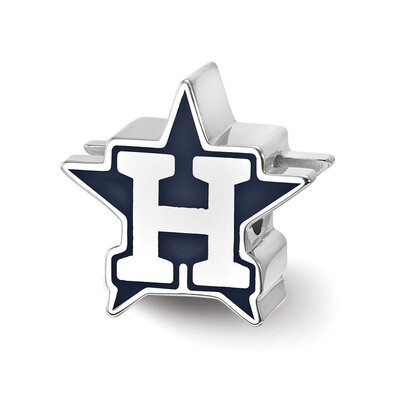 Houston Astros Enameled Bead Sterling Silver SS500AST, MPN: SS500AST, 634401430618