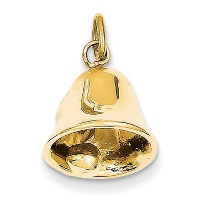 Wedding Bell Charm 14k Gold A0567, MPN: A0567, 883957897264