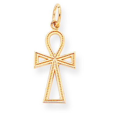 Cross Charm 10k Gold 10C289, MPN: 10C289, 886774084282