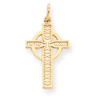 Cross Charm 10k Gold 10C292, MPN: 10C292, 883957429670