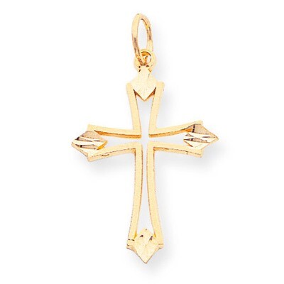 Cross Charm 10k Gold 10C301, MPN: 10C301, 886774084312