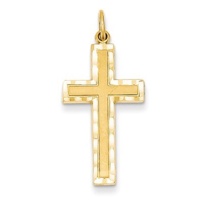 Cross Charm 14k Gold C774, MPN: C774, 883957247311