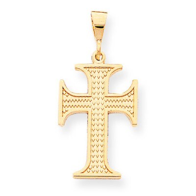 Cross Charm 10k Gold 10C312, MPN: 10C312, 883957344454