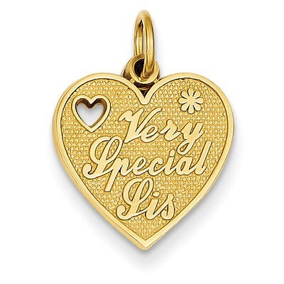 Very Special Sister Charm 14k Gold C1692, MPN: C1692, 886774960227