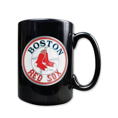 Boston Red Sox 15oz Black Ceramic Mug GC782, MPN: GC782, 89006604863