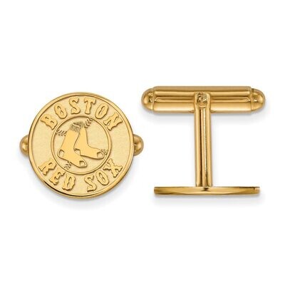 Boston Red Sox Cufflinks 14k Yellow Gold 4Y012RSO, MPN: 4Y012RSO, 886774872025