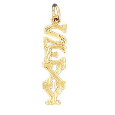Dazzlers Jewelry Sexy Pendant Necklace Charm Bracelet in Yellow, White or Rose Gold 10601, MPN: DZ-…