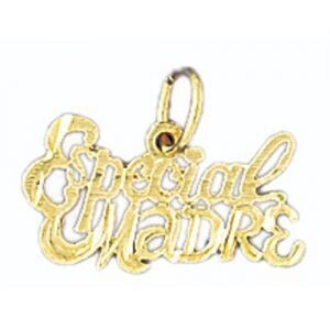 Dazzlers Jewelry Special Madre Pendant Necklace Charm Bracelet in Yellow, White or Rose Gold 9766, …