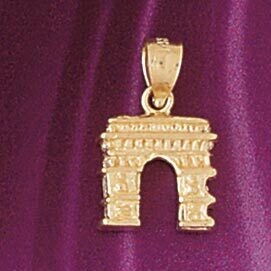Dazzlers Jewelry Roma Italy Pendant Necklace Charm Bracelet in Yellow, White or Rose Gold 4919, MPN…