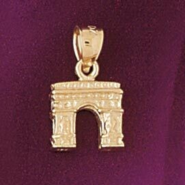 Dazzlers Jewelry Roma Italy Pendant Necklace Charm Bracelet in Yellow, White or Rose Gold 4918, MPN…