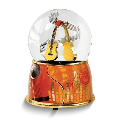 Guitar Musical Glitter Waterglobe GM24800, MPN: GM24800, 404672911003
