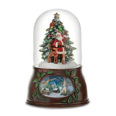 Musical Santa &amp;Tree Domed Water Globe GM22014, MPN: GM22014, 89902813154