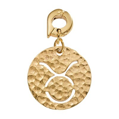 Nikki Lissoni Taurus Charm Gold-Plated 20mm D1001GM, MPN: D1001GM, 8718819232094