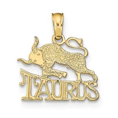 Taurus Charm 10k Gold 10K8947, MPN: 10K8947,