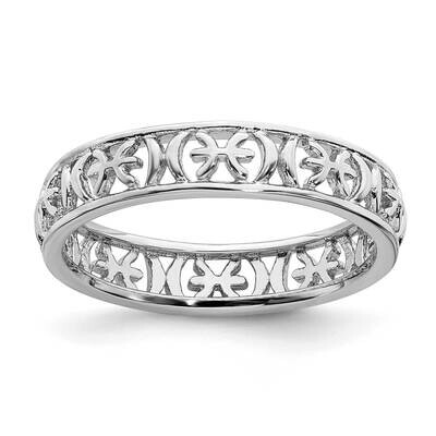 Pisces Zodiac Ring Sterling Silver QSK2023, MPN: QSK2023, 191101000621