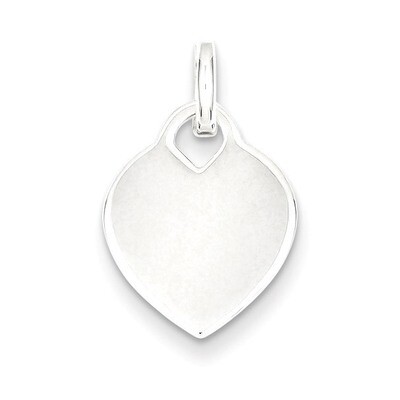 Heart Pendant Sterling Silver QC6005, MPN: QC6005, 883957914008