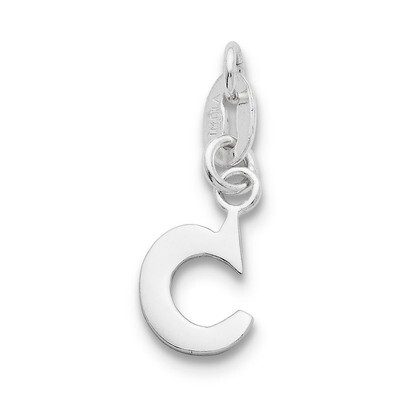 Initial C Pendant Sterling Silver QC6513C, MPN: QC6513C, 883957539645