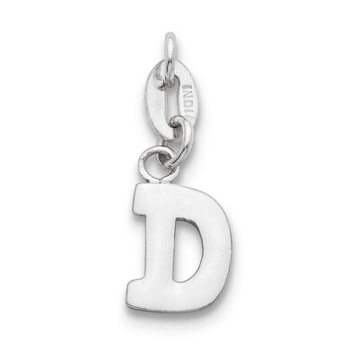 Initial D Pendant Sterling Silver QC6513D, MPN: QC6513D, 883957529264