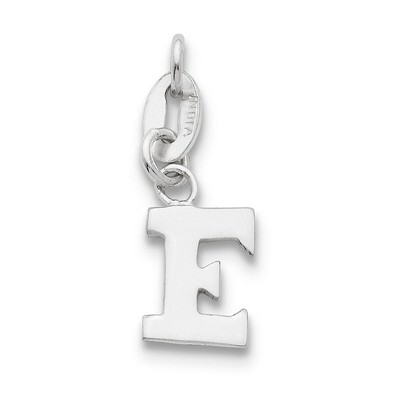 Initial E Pendant Sterling Silver QC6513E, MPN: QC6513E, 883957560991