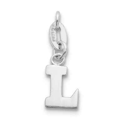Initial L Pendant Sterling Silver QC6513L, MPN: QC6513L, 883957501154
