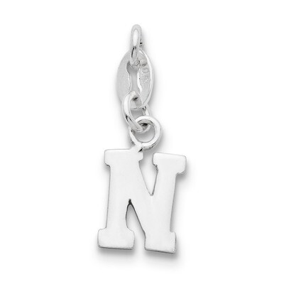 Initial N Pendant Sterling Silver QC6513N, MPN: QC6513N, 883957557076