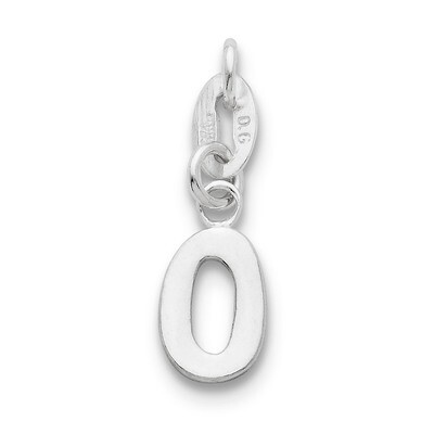 Initial O Pendant Sterling Silver QC6513O, MPN: QC6513O, 883957458946