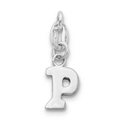 Initial P Pendant Sterling Silver QC6513P, MPN: QC6513P, 883957542362