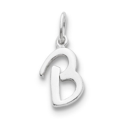Initial B Pendant Sterling Silver QC6511B, MPN: QC6511B, 883957916200