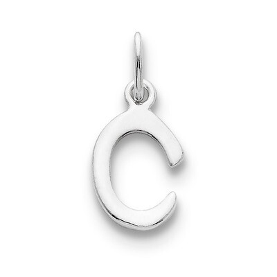 Initial C Pendant Sterling Silver QC6511C, MPN: QC6511C, 883957916217