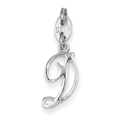 Initial D Pendant Sterling Silver QC6510D, MPN: QC6510D, 883957569277