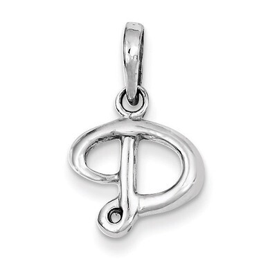 Initial D Pendant Sterling Silver QC6512D, MPN: QC6512D, 883957354798