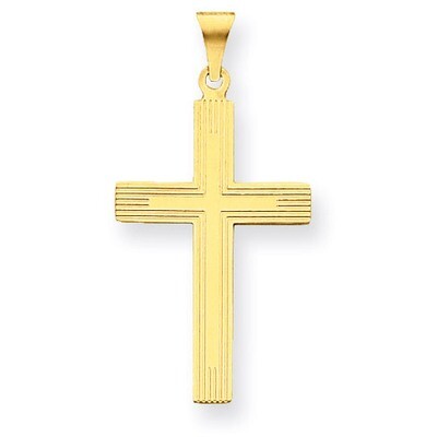 Cross Charm 14k Gold XR543, MPN: XR543, 886774151892