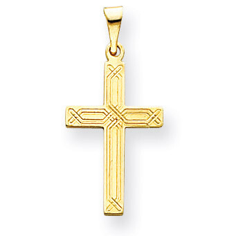 Cross Charm 14k Gold XR544, MPN: XR544, 883957507316