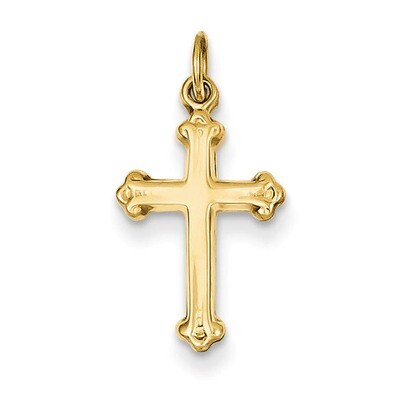 Cross Charm 14k Gold XR198, MPN: XR198, 883957507170