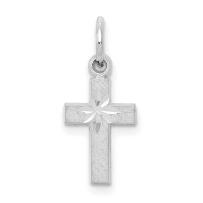 Cross Charm 10k White Gold 10C74W, MPN: 10C74W,