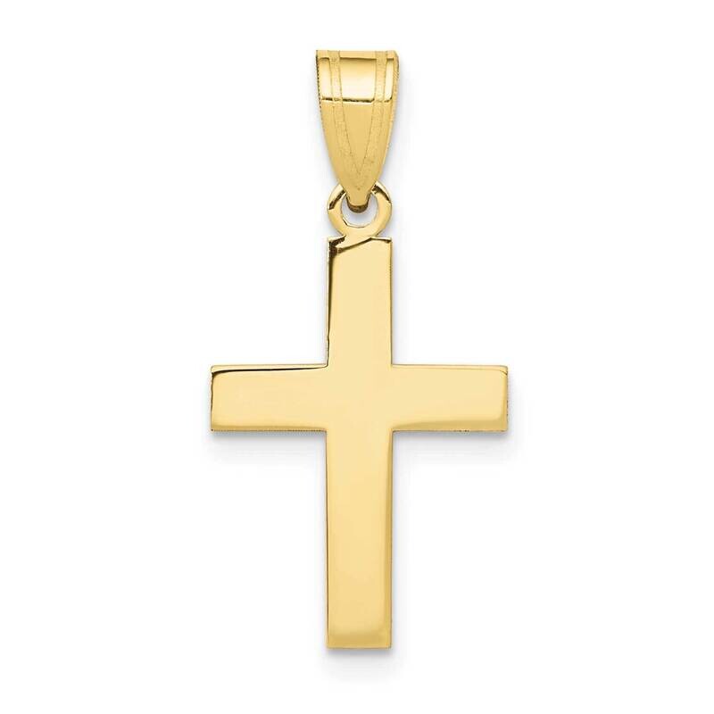 Cross Charm 10k Gold Polished 10C3787, MPN: 10C3787,