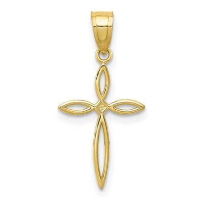 Passion Cross Charm 10k Gold 10C3804, MPN: 10C3804,